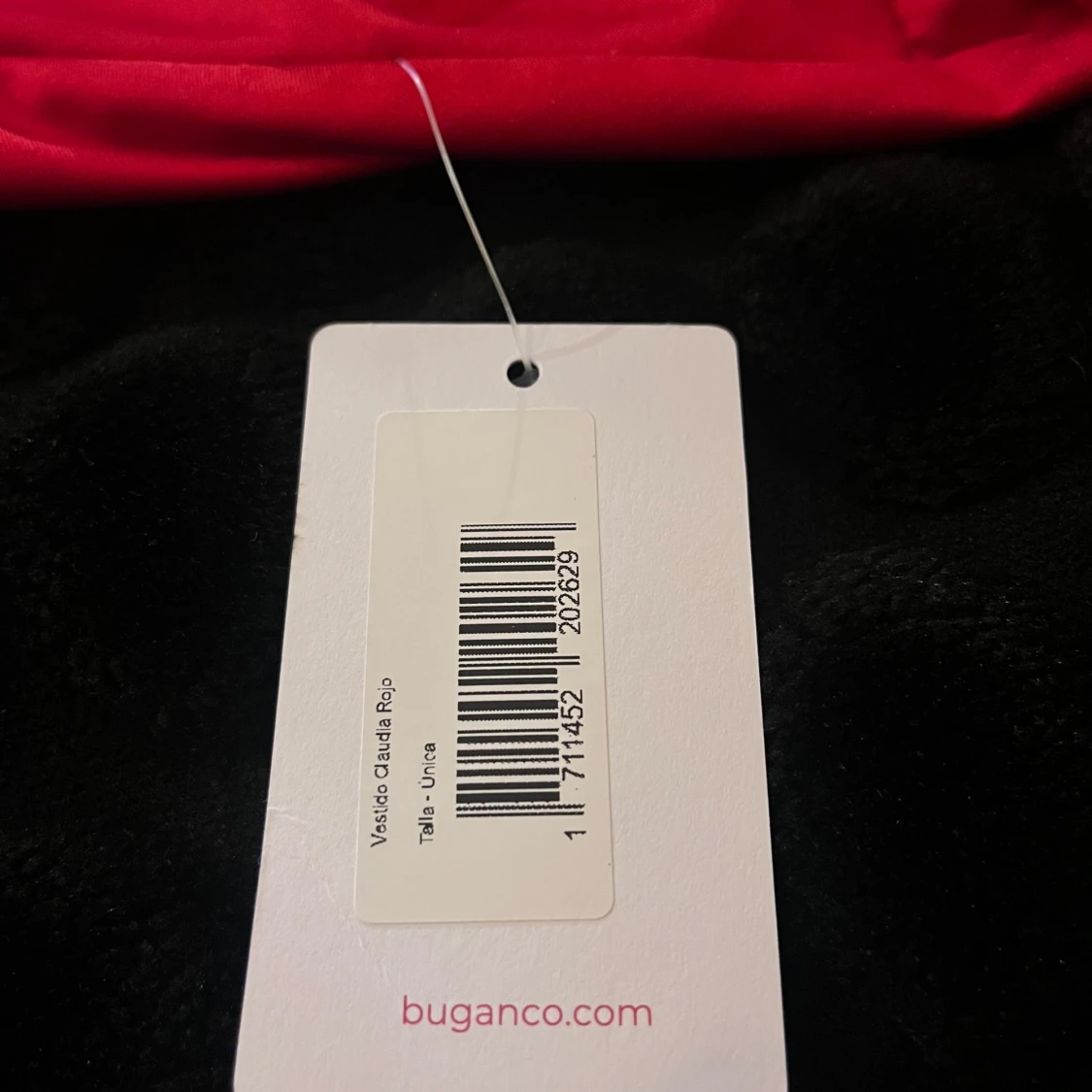 Superfin röd långklänning  - 93