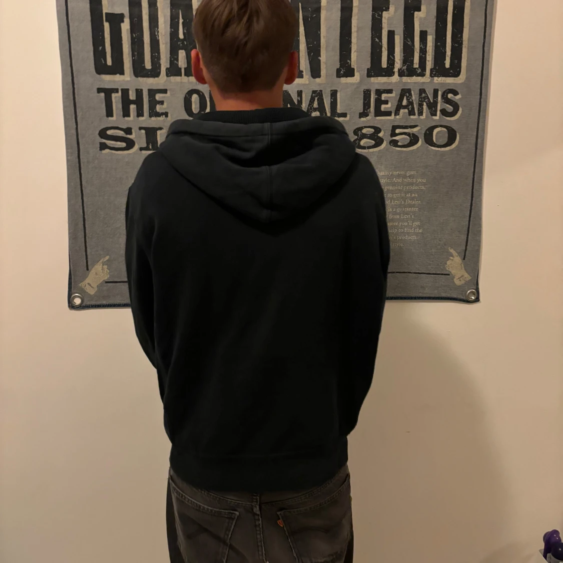 Mörkblå hoodie från Ralph Lauren