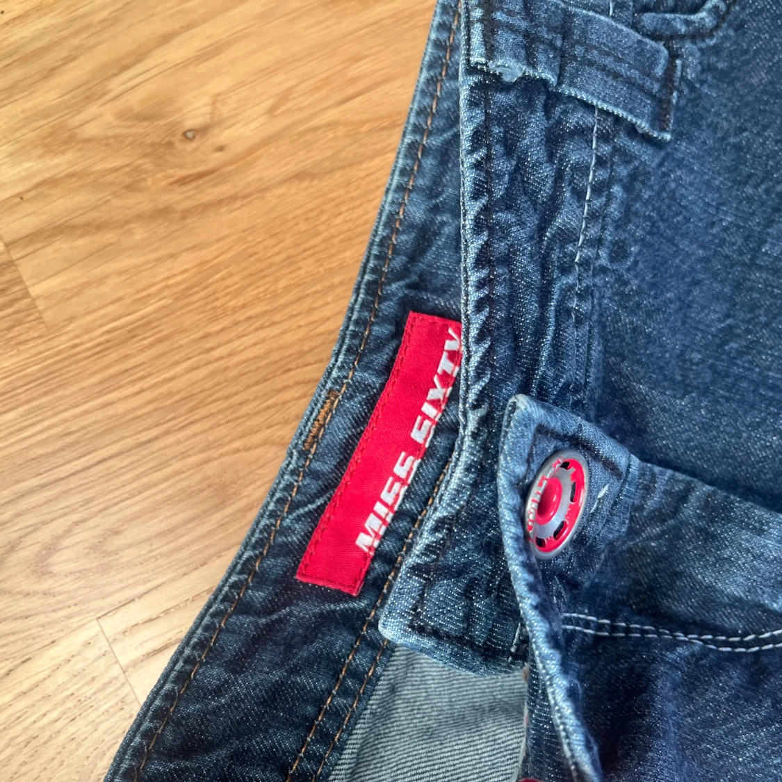 jeans kjol med volang - 91