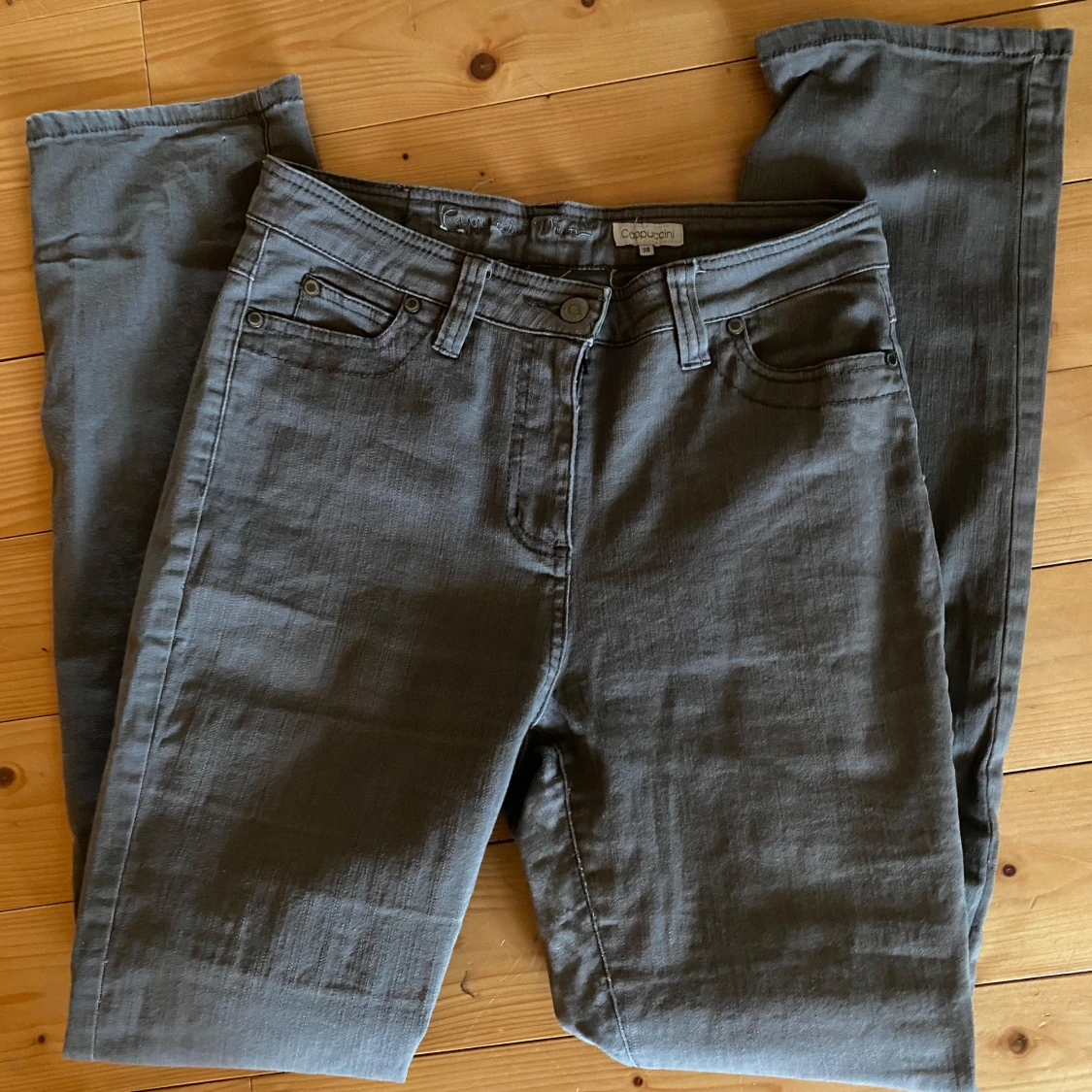 Jättefina bruna jeans.