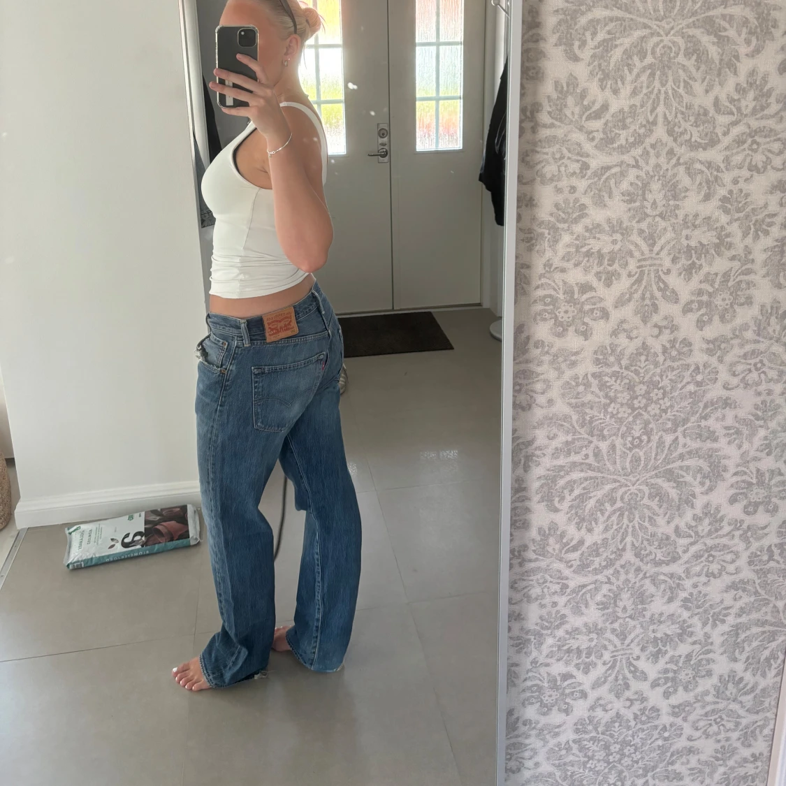 Lågmidjade Levis jeans  - 92
