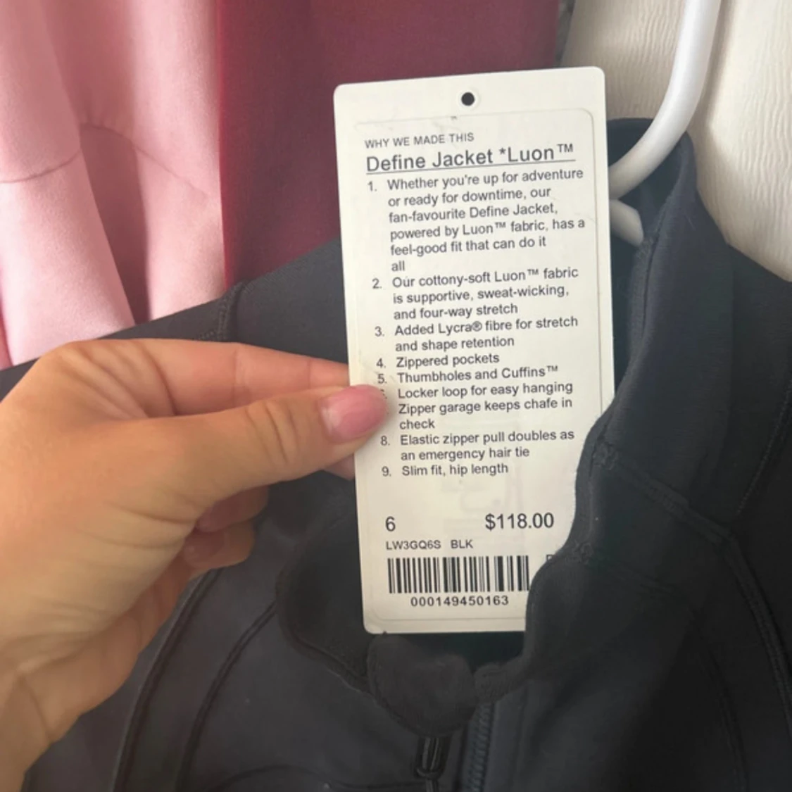 Lululemon define jacka storlek 6 - 90