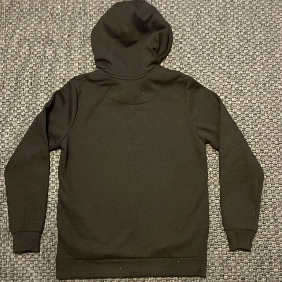 Svart Rhinestone Zip Hoodie - 91