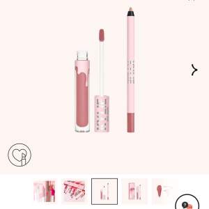 Säljer mitt Kylie lip kit i färgen charm då jag inte tyckte om färgen i verkligheten. Har endast testat målat upp den på handen för att se färgerna.