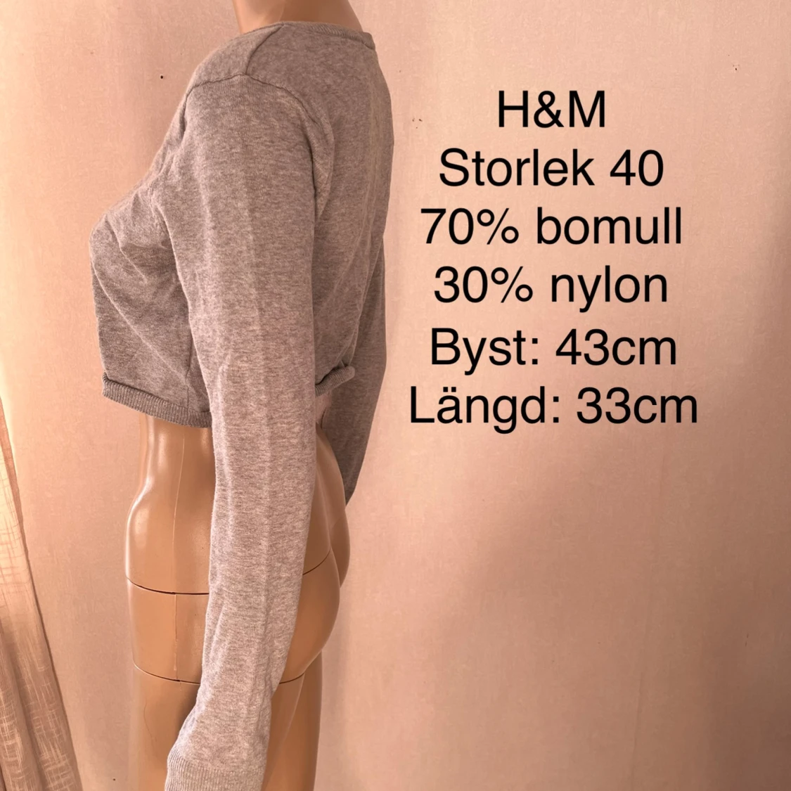 Kort kofta långärmad  - 91