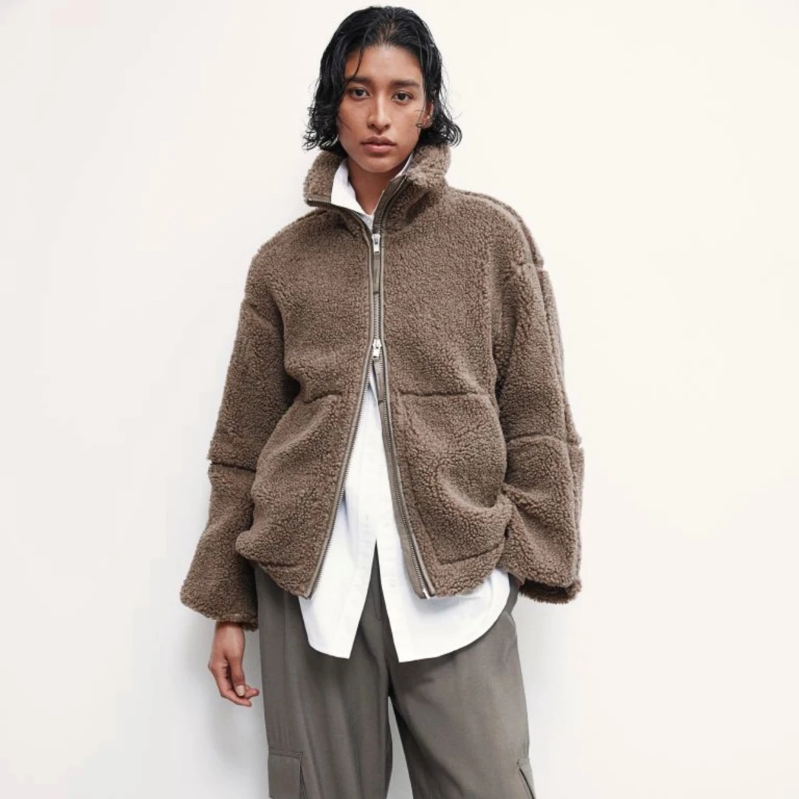 Teddy/ pile jacka  - 90