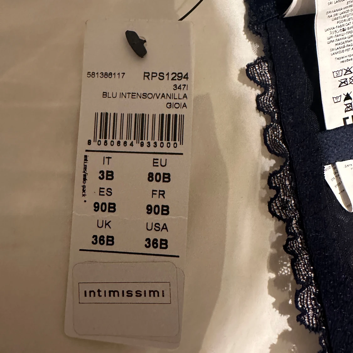 Blå spets-bh från Intimissimi - 2