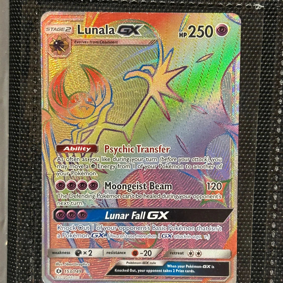Lunala GX Pokémonkort