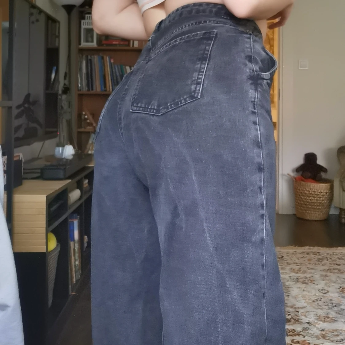 Perfect jeans svart  - 91