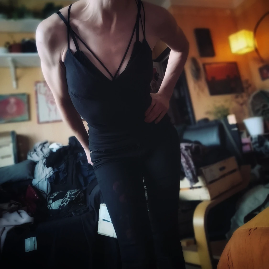 Svart omlottlinne - 3