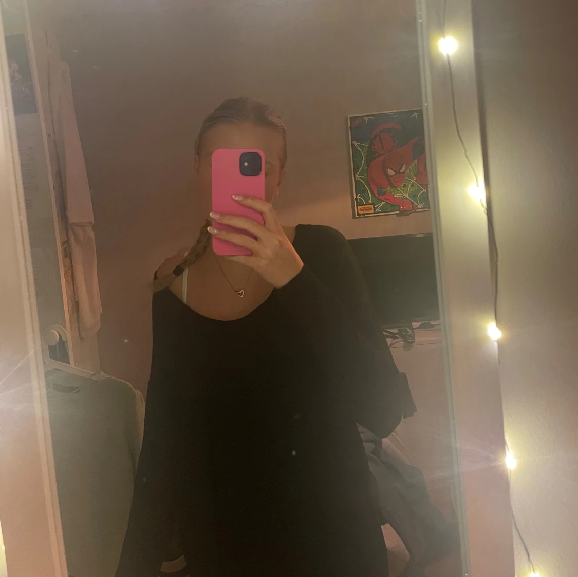 Svart fin stickad tröja från H&M