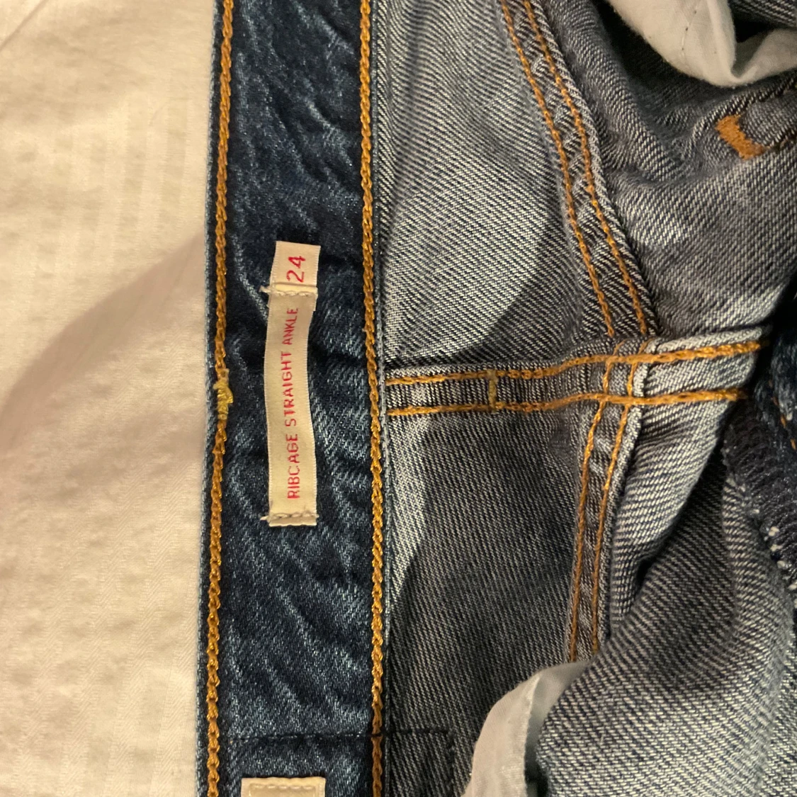 High waist straight jeans  - 91