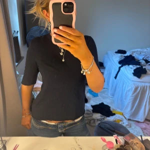 Trekvartsärmad tröja - Stickad trekvartsärmad tröja 