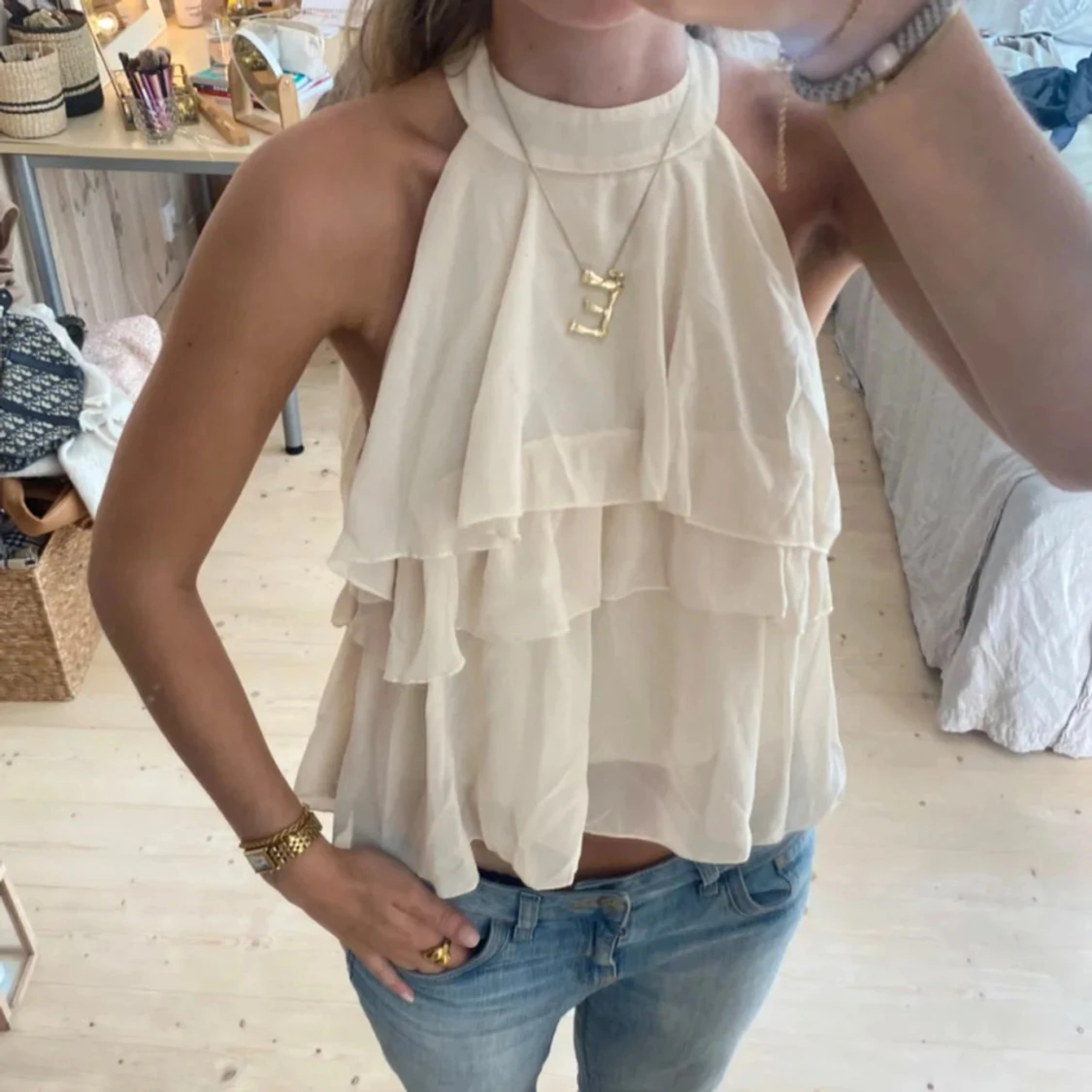 Halterneck topp - 92