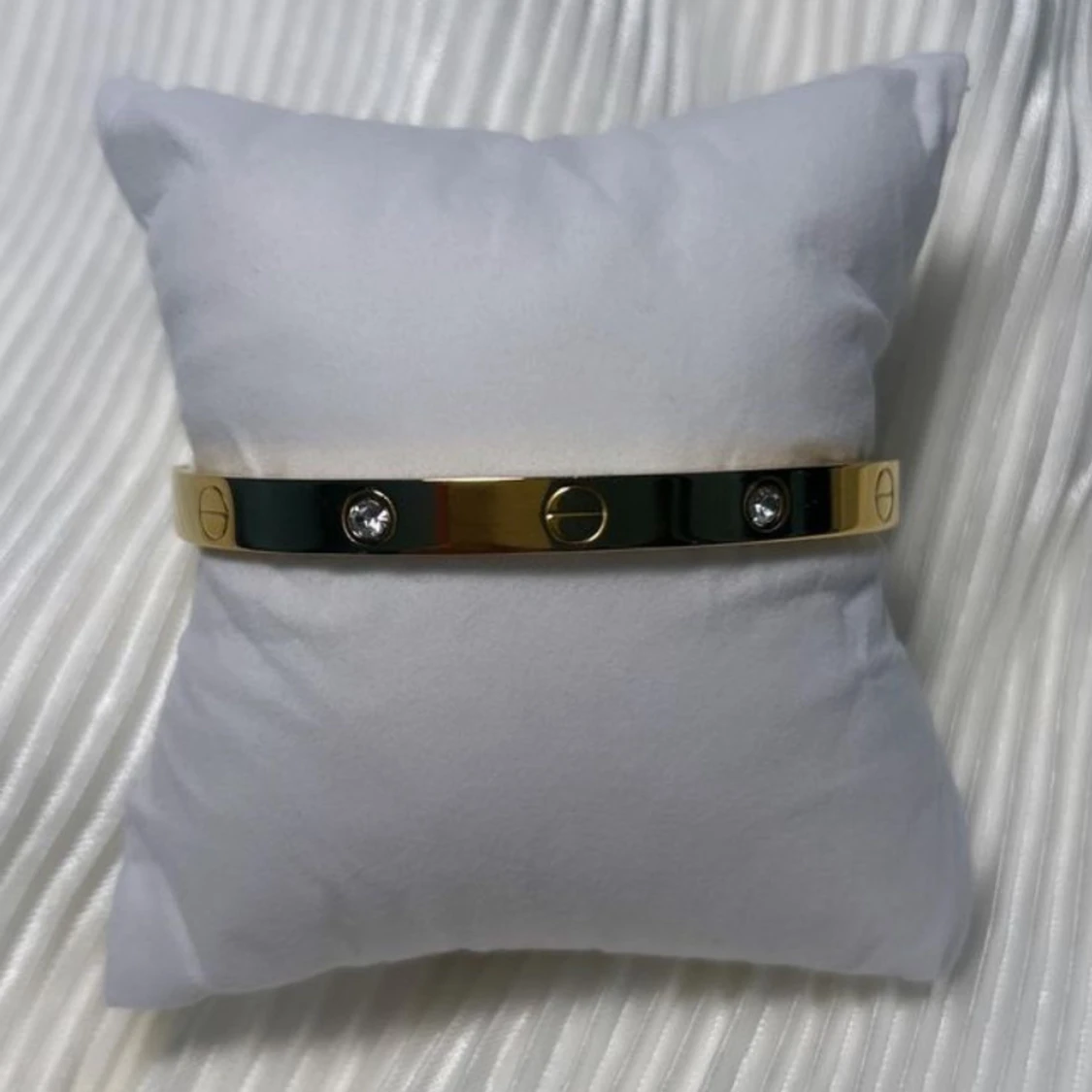  Rostfritt stål armband med stenar