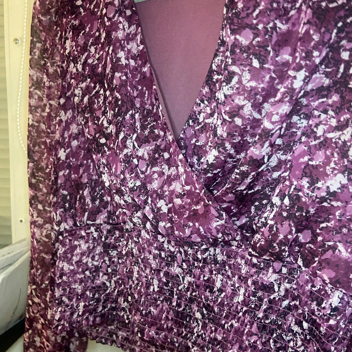 Mönstrad topp från Pieces - 90