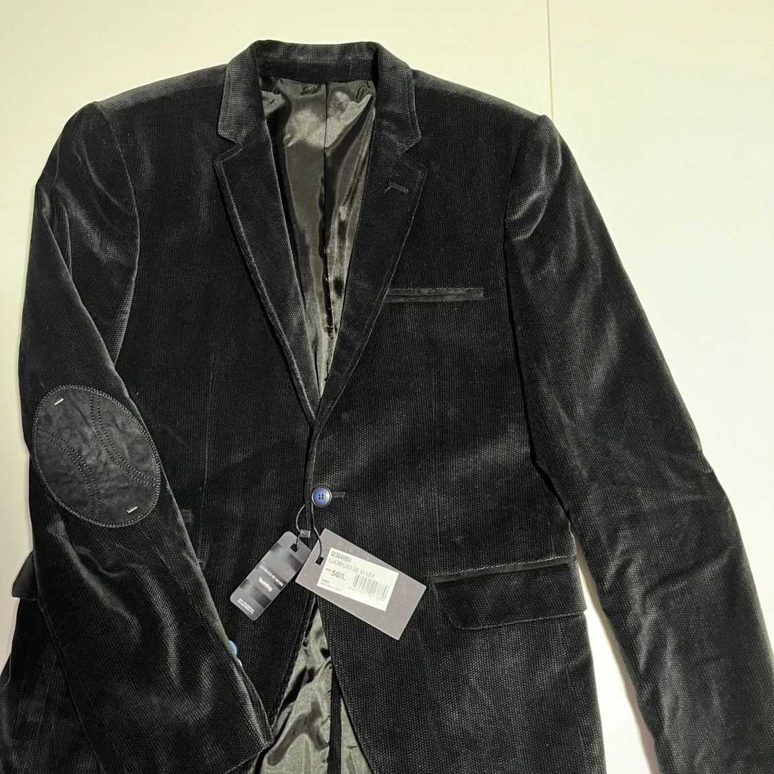 Oanvänd svart blazer 50/L