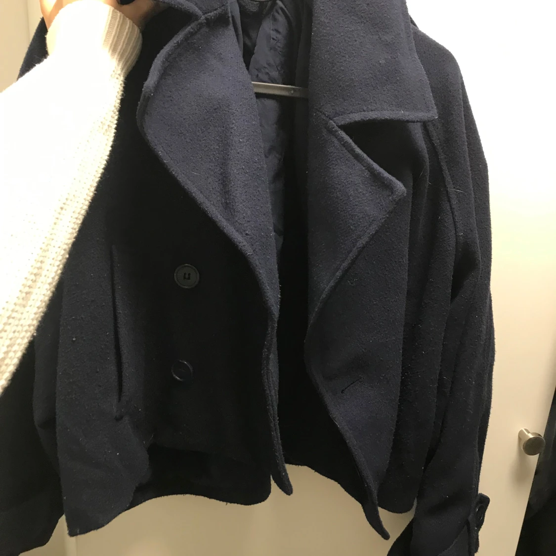 Mörkblå kappa - 90