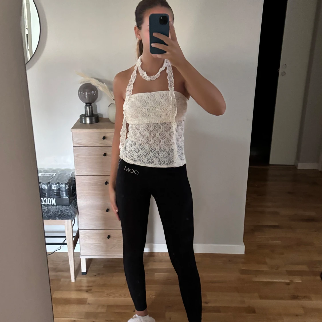 Vit spets tubtopp - 92