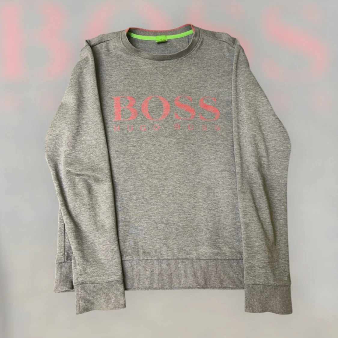 Grå sweatshirt från Hugo Boss