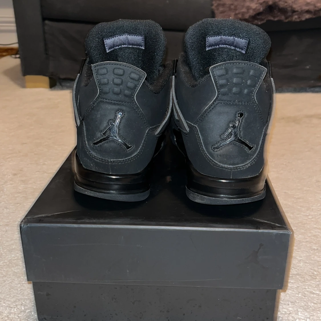 Black cats jordan 4 - 3
