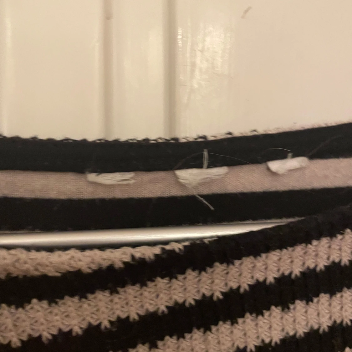 Randig stickad tröja - 3