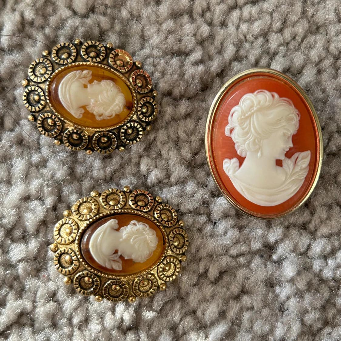 Vintage cameosmycken - 1