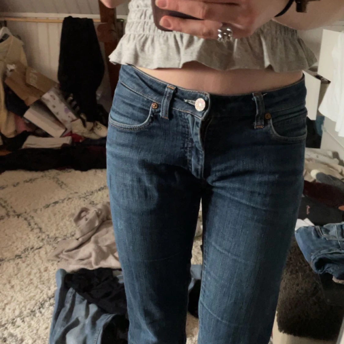Lågmidjade jeans från Acne - 1