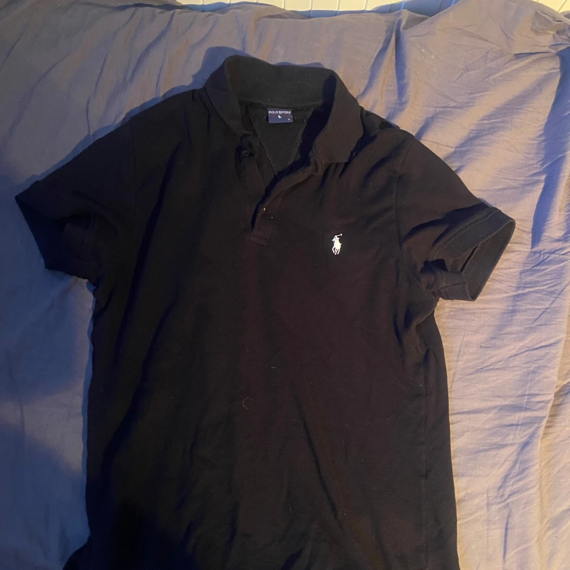 Svart pikétröja från Polo sport/Raphl lauren