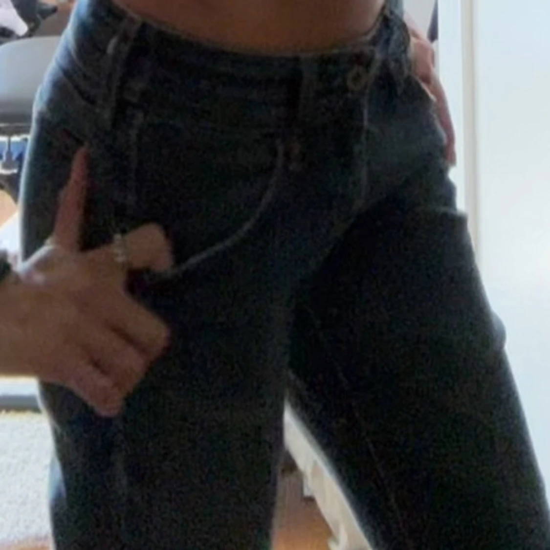 Lågmidjade jeans - 90