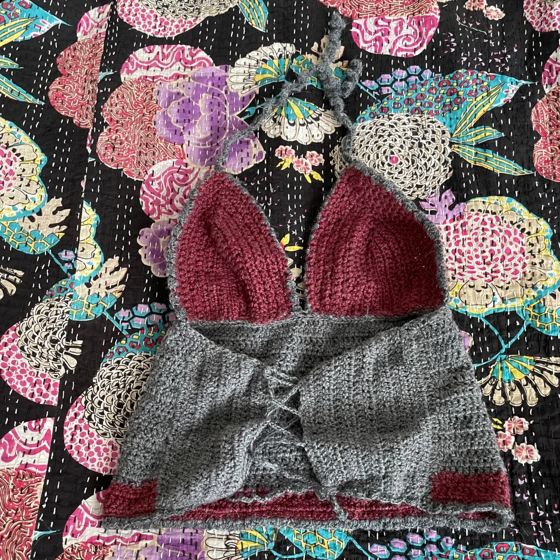 Virkad crop top  - 90