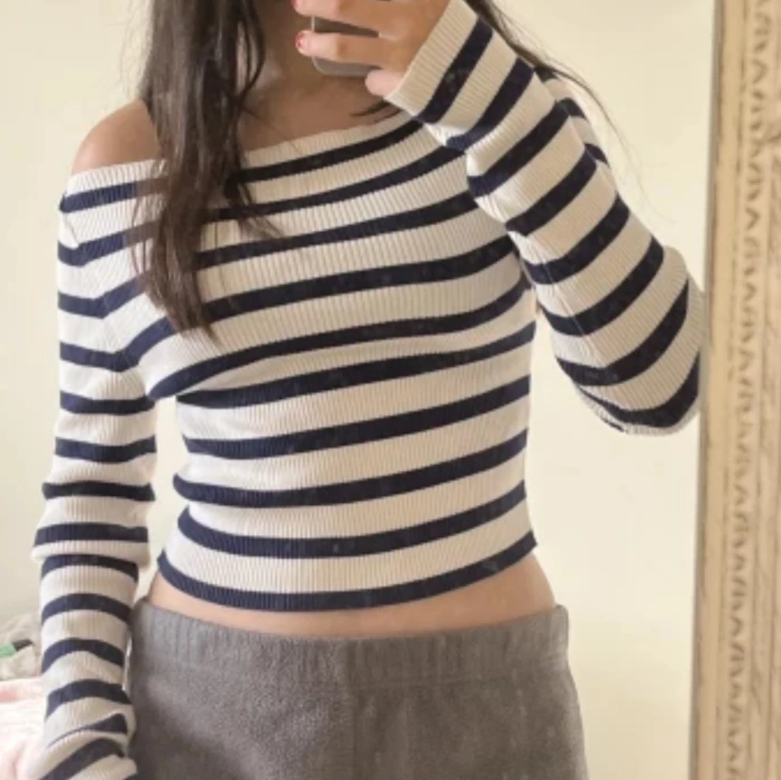 Pull&Bear ribbad tröja - 1