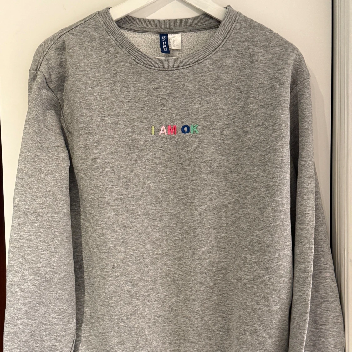 Grå sweatshirt från H&M Divided