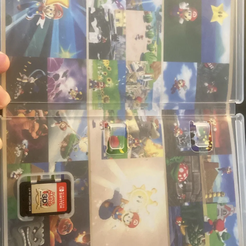 Säljer Super Mario 3D All-Stars för Nintendo Switch. Innehåller tre klassiska spel: Super Mario 64, Super Mario Sunshine och Super Mario Galaxy. Ny pris är 1700. Muu.
