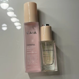 Caia hudvård  - Säljer dessa två hudvårdsprodukter från caia, eye makeup remover och en face oil❤️ köpt för 510kr❤️pris kan diskuteras 
