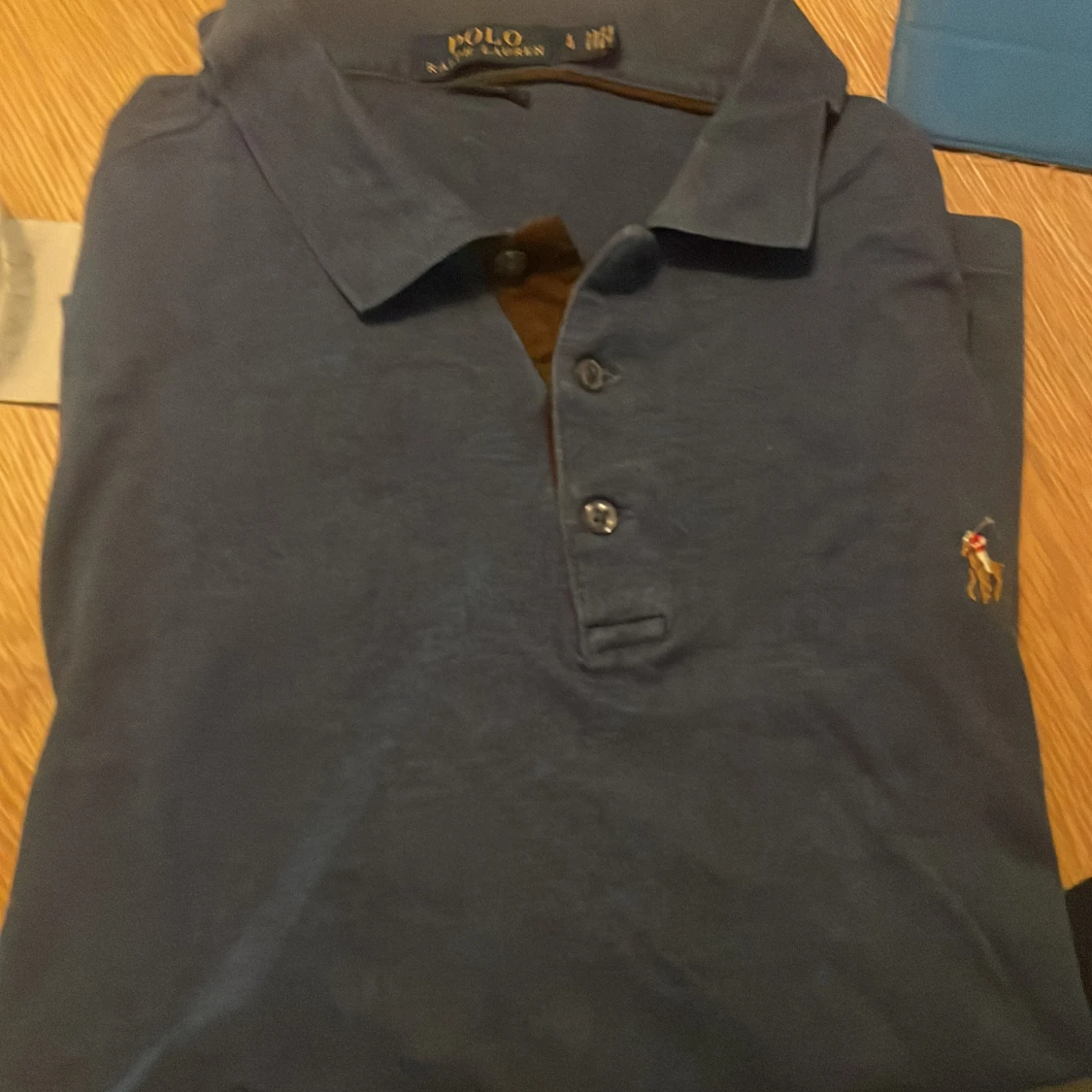 Blå pikétröja från Ralph Lauren - 2