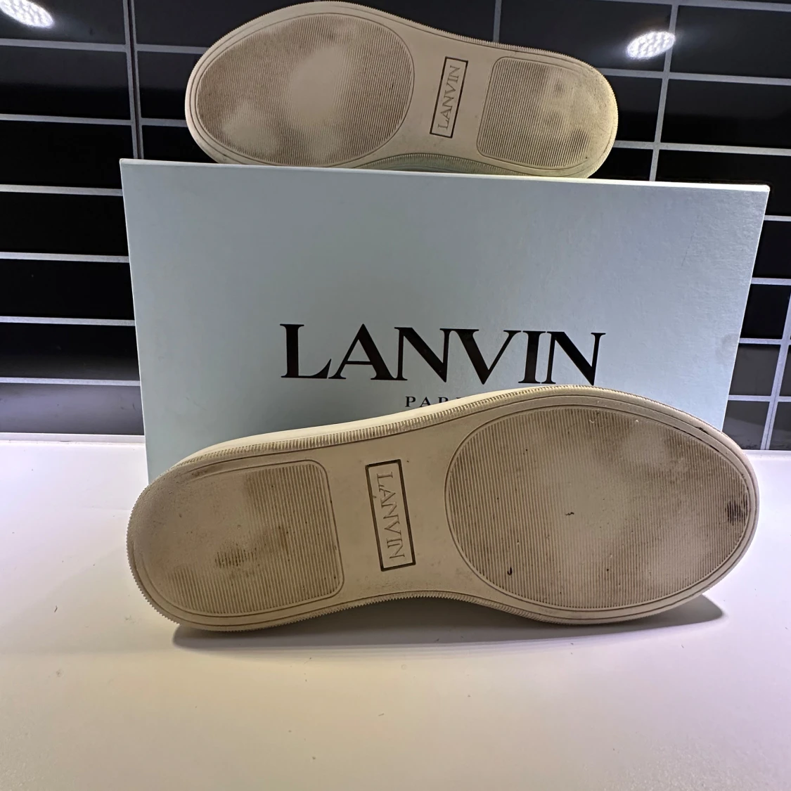 Beige sneakers från Lanvin - 3