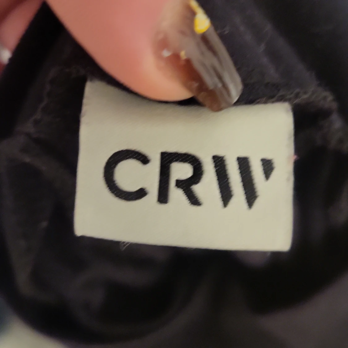 Svart långärmad topp från CRW - 1