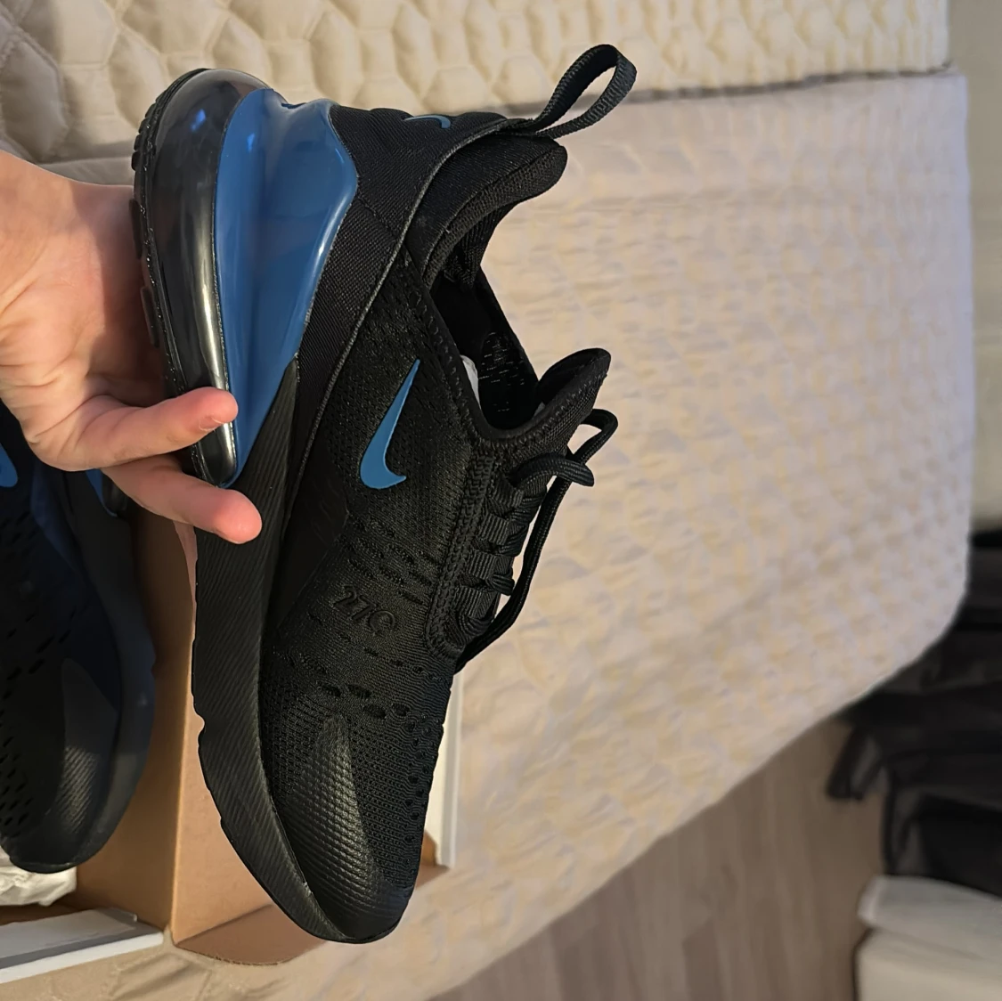 Nike Air Max sneakers i svart och blått - 3