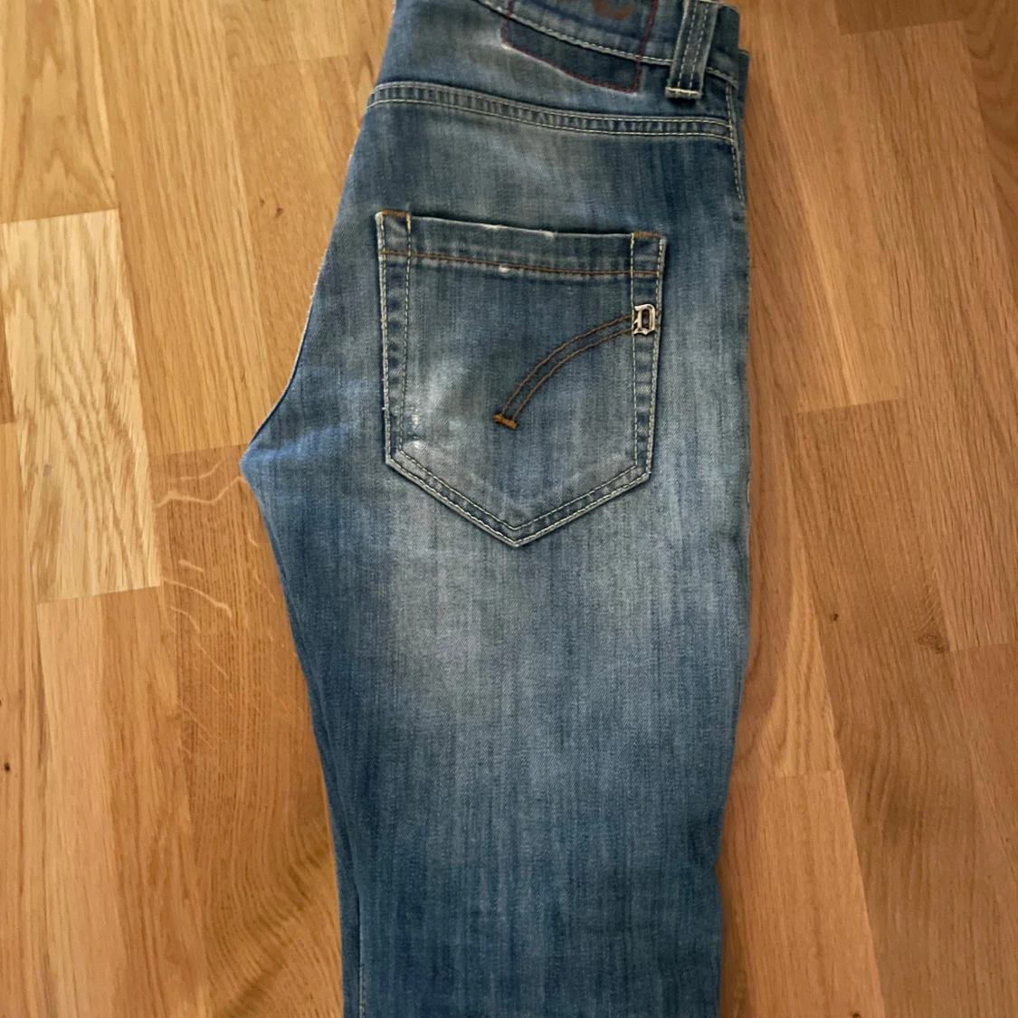 Blå Dondup George med slitningar - 1