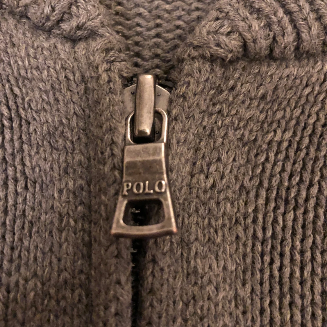 Grå Ralph Lauren zip - 4
