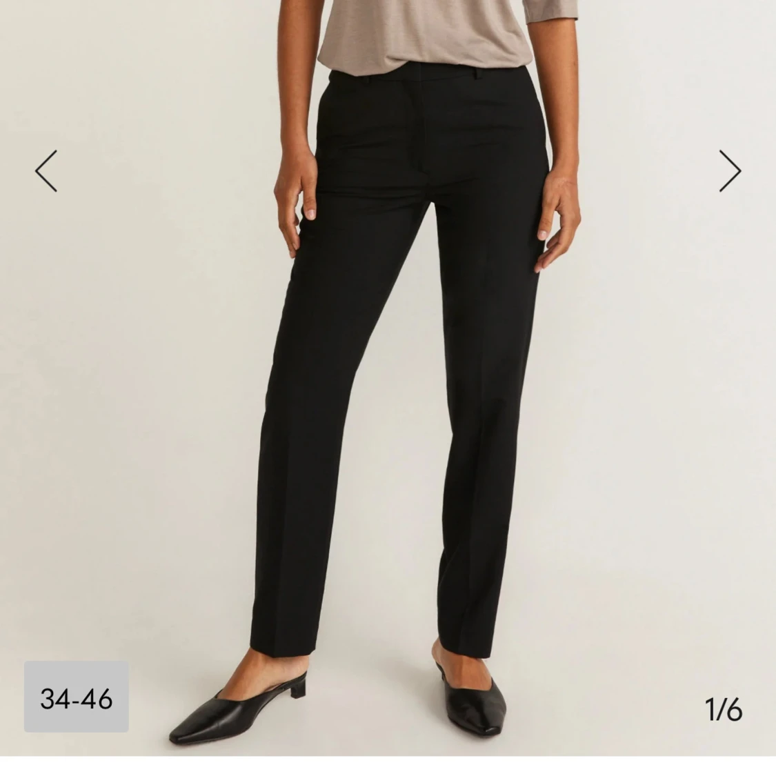 Svarta kostymbyxor - 2