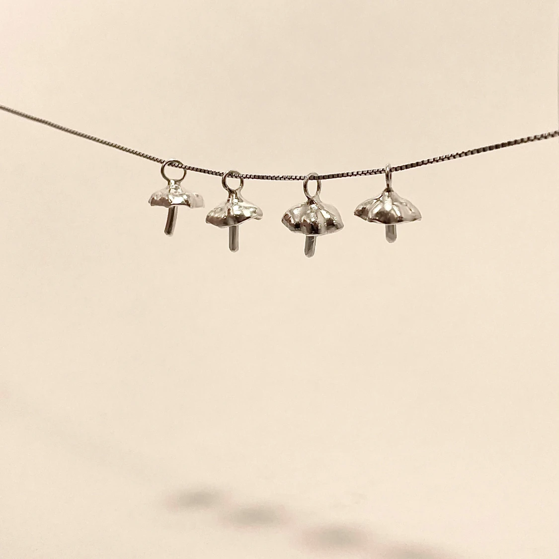 Handmade sterling silver pendant