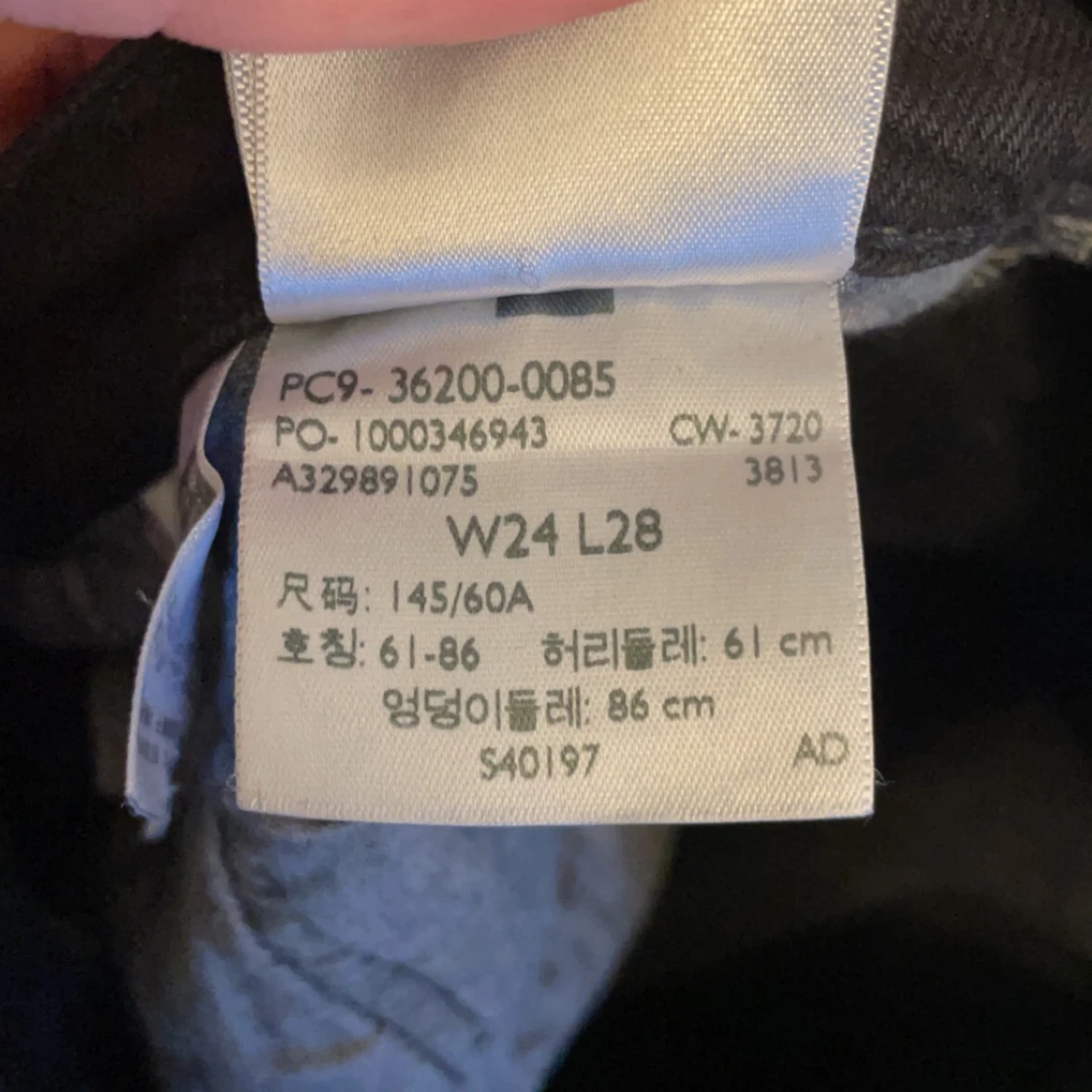 Svarta 501-jeans - 91