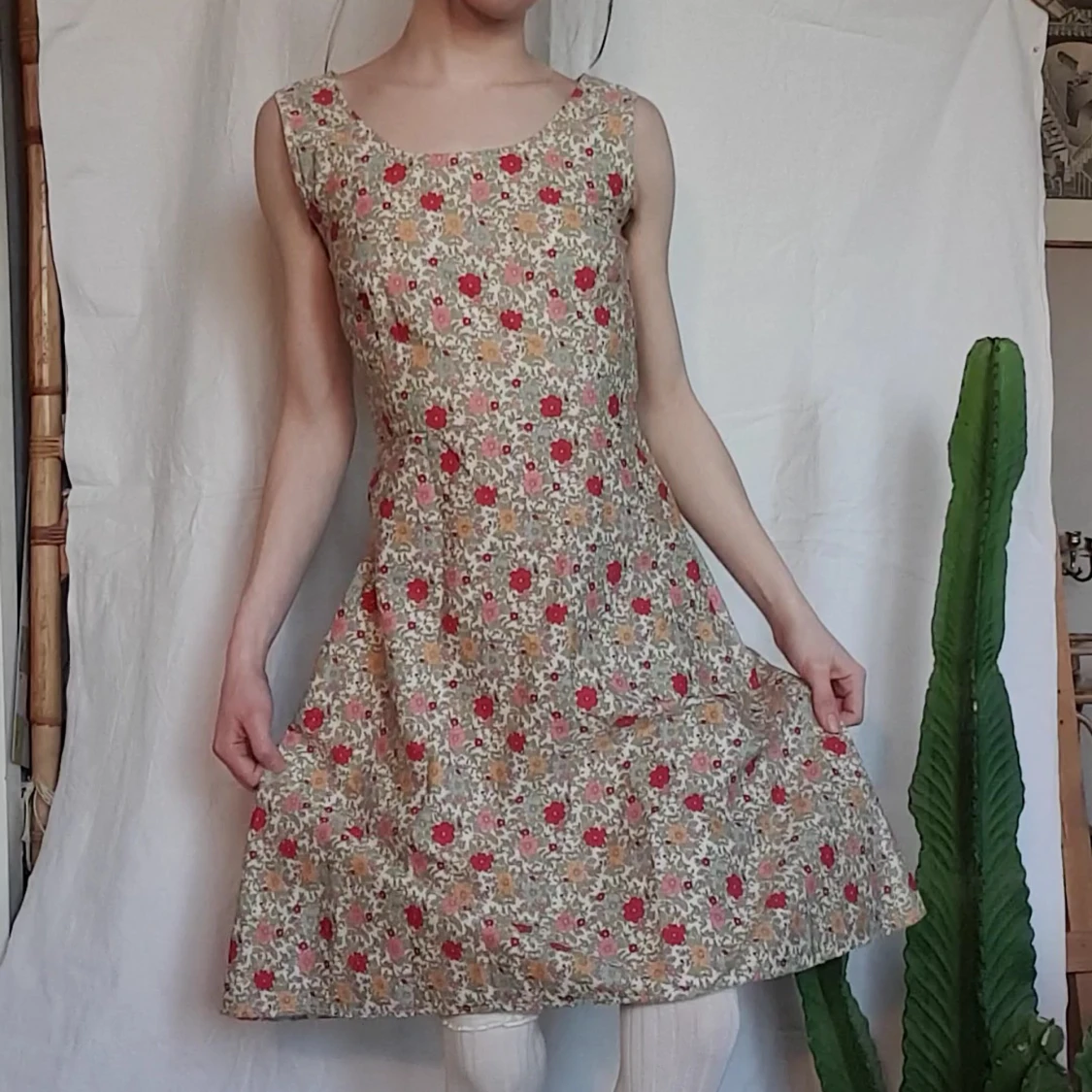 Klänning bomull - 90