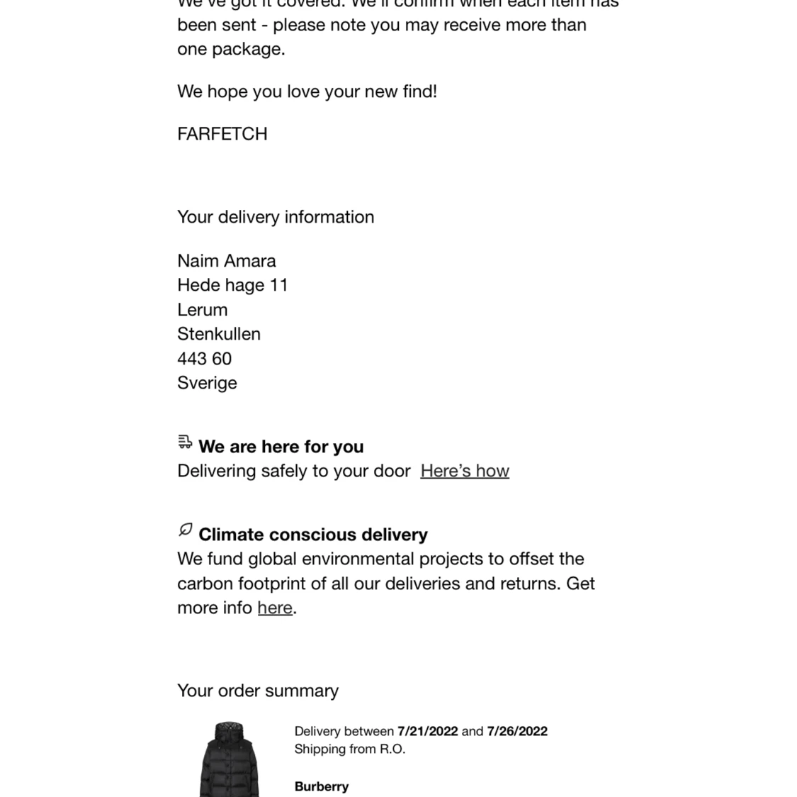 Burberry Detchable Sleeve Puffer Jacket - 91