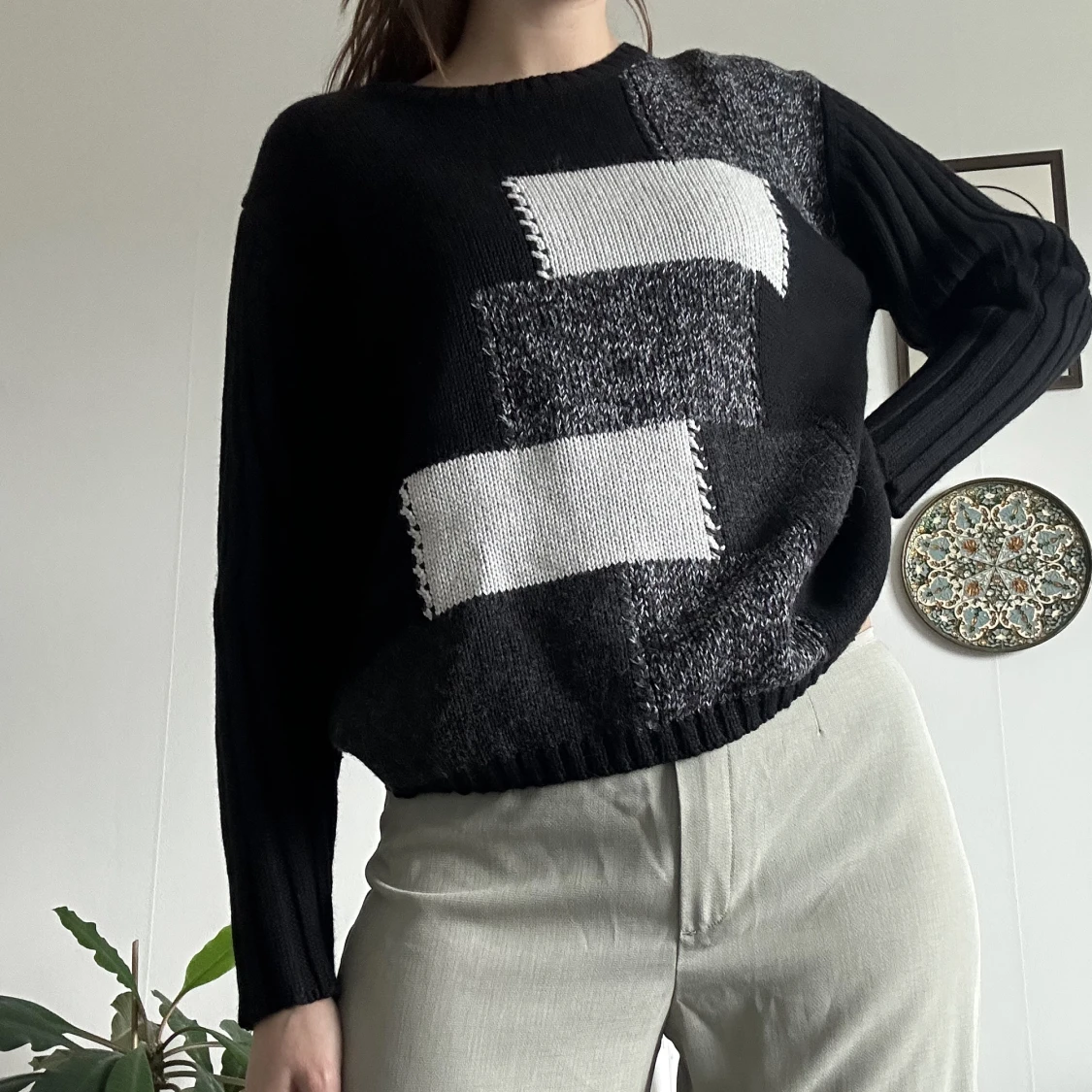 Stickad tröja  - 90