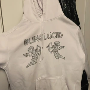 Bling lucid rhinestone hoodie - Tja säljer nu denna hoodie i storlek M (passar även s). Några stenar har lossnat där av priset, fortfarande användbar och snygg. Endast använd fåtal gånger och inga andra flaws än några förlorade stenar! Köparen betalar frakt 