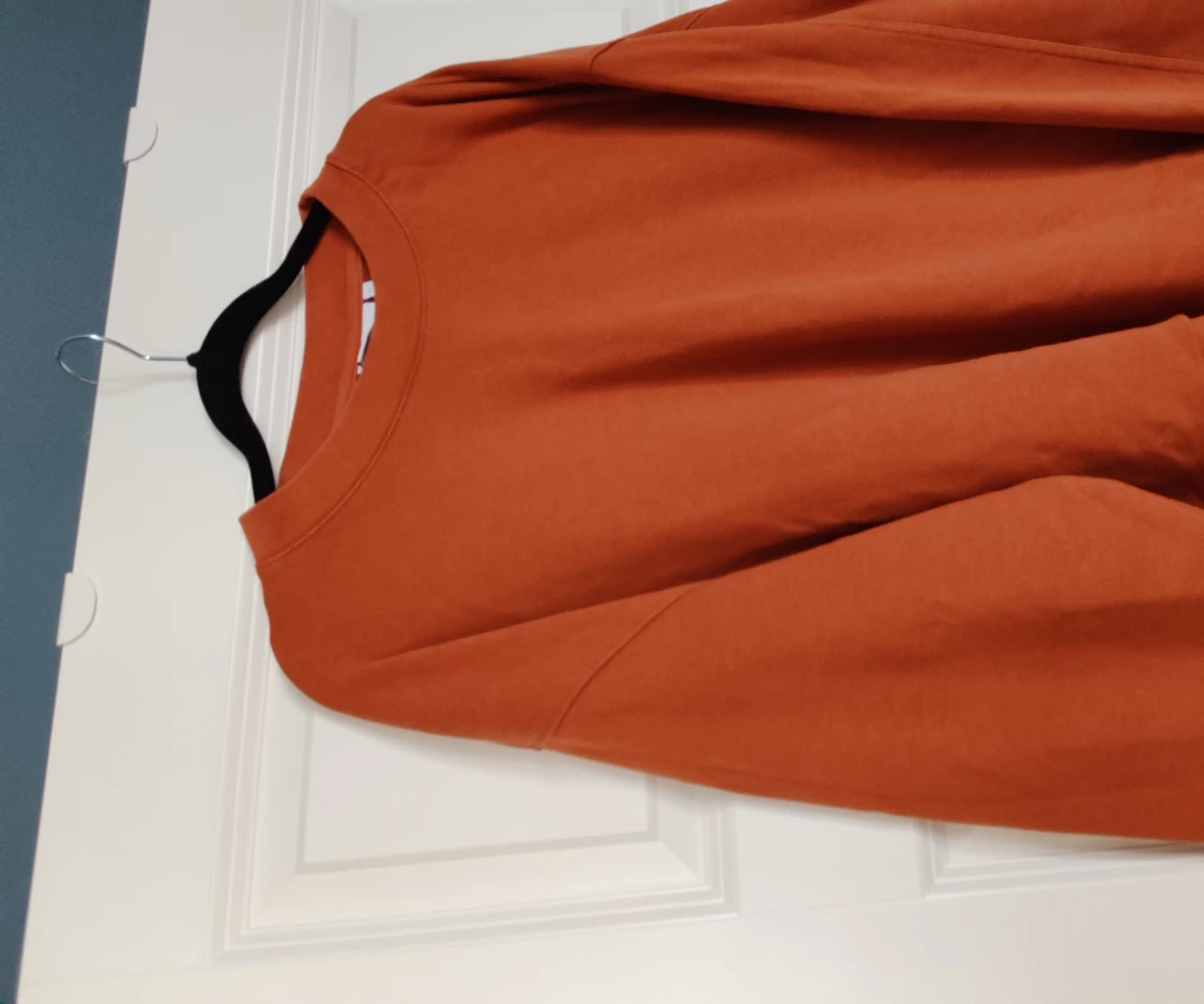 Rostorange Collegetröja- Weekday