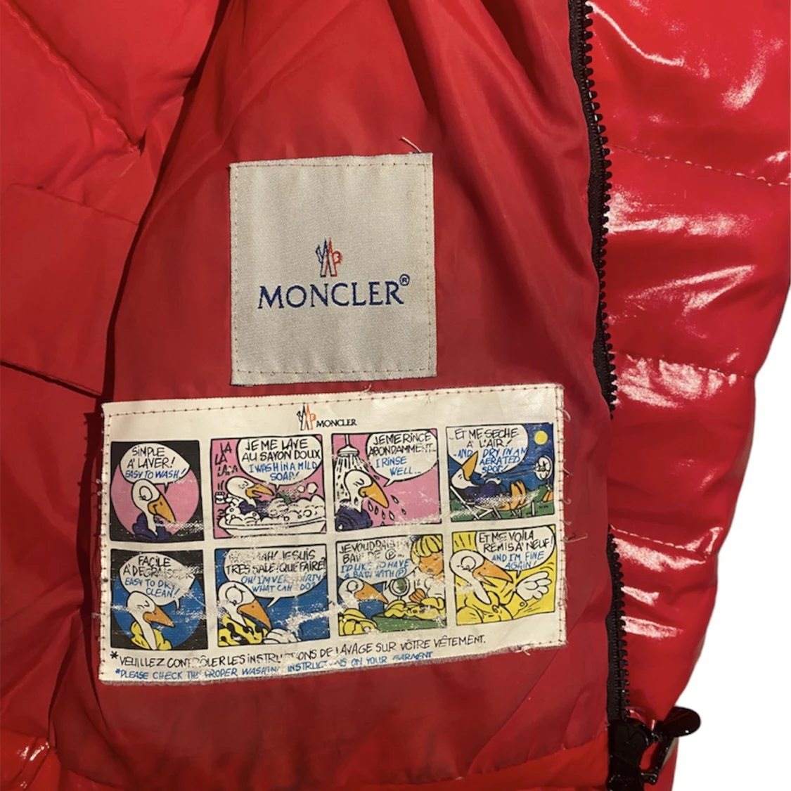 Röd Moncler jacka - 91
